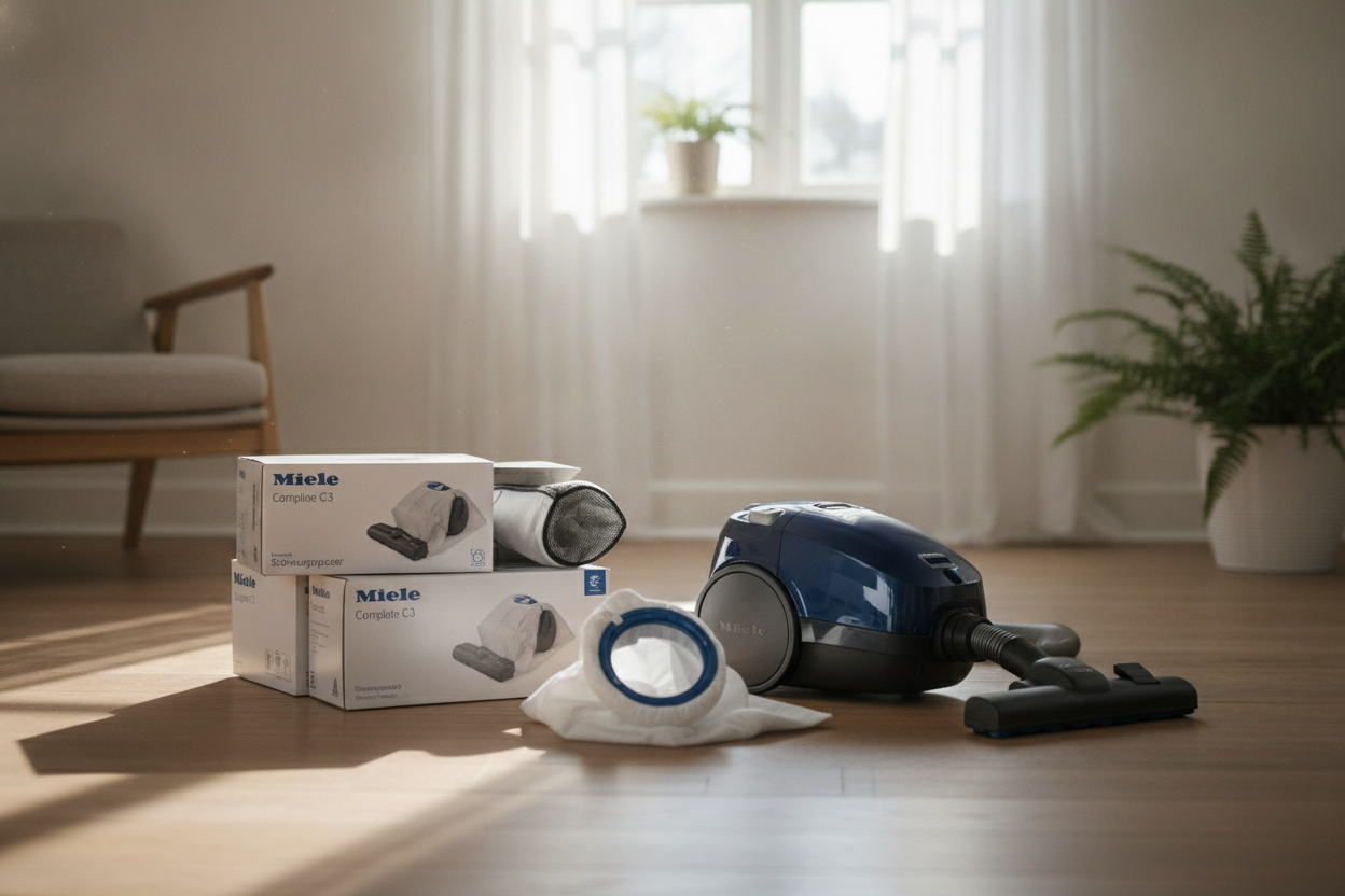 Guide til de bedste støvsugerposer til Miele Complete C3